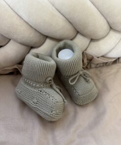 Gebreide Booties Sage Dot Unisex
