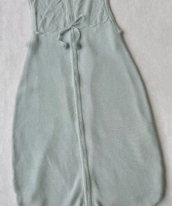 Alternative view of Premium Slaapzak Aqua Mint Pompon Unisex