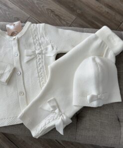 Alternative view of Gebreide set Exclusive Strik 3-delig Cream