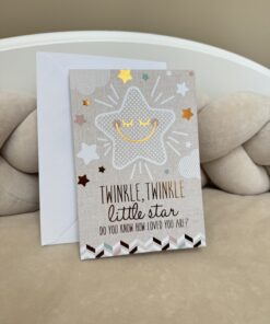 Wenskaart Folie Twinkle Twinkle Little Star