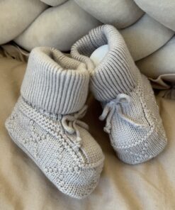 Gebreide Booties Mink Unisex
