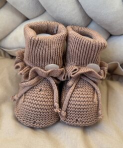 Alternative view of Gebreide Booties Ruffle ChestNut