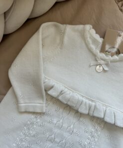 Alternative view of Gebreid Jurkje Cream Pointelle