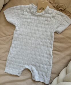 Boxpakje Babyblauw Gebreid