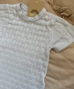 Alternative view of Boxpakje Babyblauw Gebreid