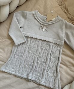 Gebreid Jurkje Mink Ruffle Cable