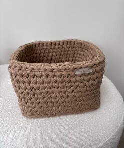 Handgemaakte Commodemand Vierkant Espresso