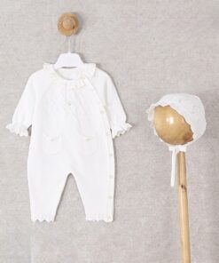 2-delige Set Ruffled Cream
