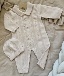 Alternative view of Gebreide set 2-delig Imperial Beige