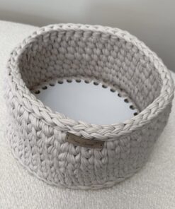 Alternative view of Handgemaakte Commodemand Rond Sand #16