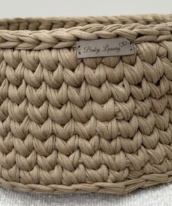 Alternative view of Handgemaakte Commodemand Rond Beige #14