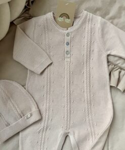 Alternative view of Gebreide set 2-delig Beige