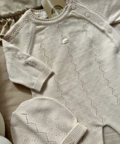 Alternative view of Gebreide set 3-delig Beige