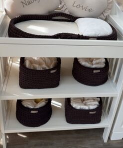 Alternative view of Complete Commode Set 5-Delig Cotton DarkBrown