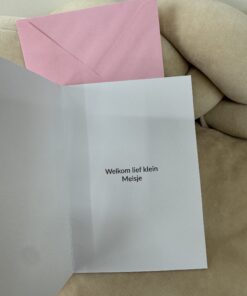 Alternative view of Wenskaart glitter Klein Wonder Groot Geluk