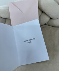 Alternative view of Wenskaart folie Oh Baby