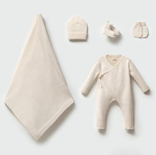 Complete newbornset Pure 5-delig Cream