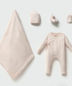 Complete newbornset Pure 5-delig Roze