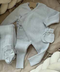 Alternative view of Complete newbornset Pure 5-delig Babyblauw