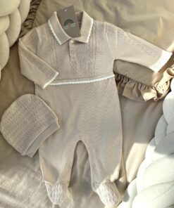 Gebreide set 2-delig Beige