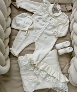 5-delige Complete newbornset DiamondBloom Cream