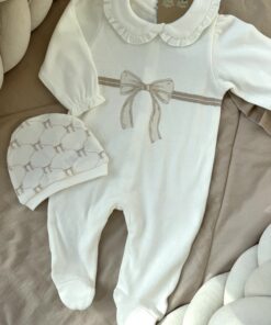 2-delige set Bow Boxpakje Beige