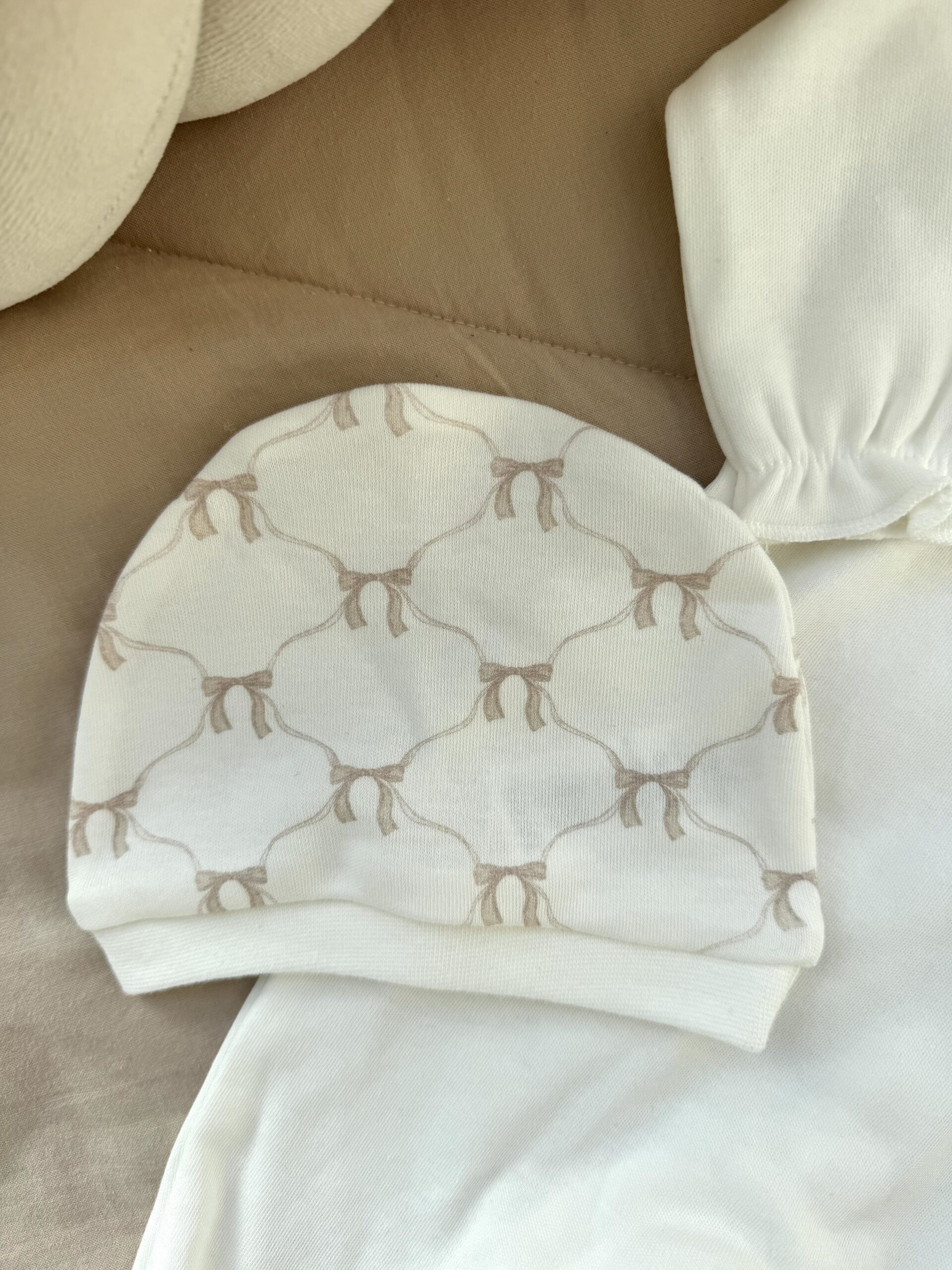 2-delige set Bow Boxpakje Beige - Afbeelding 3