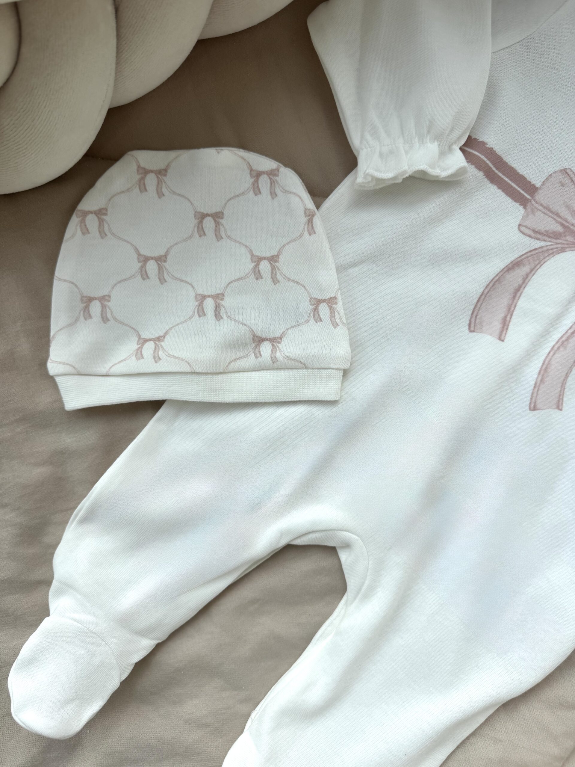 2-delige set Bow Boxpakje OldPink - Afbeelding 2